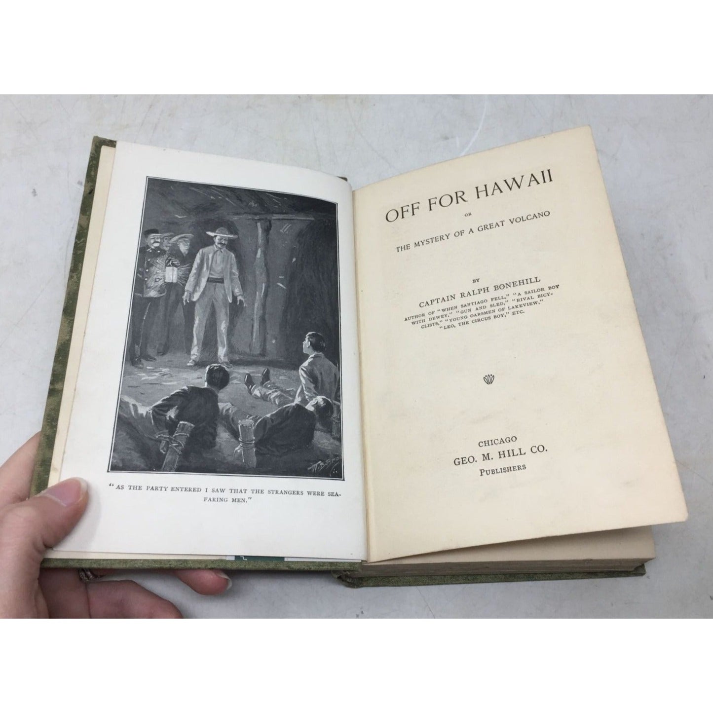 vintage hardcover book titled Off for Hawaii unbranded  A+ Stuff Books