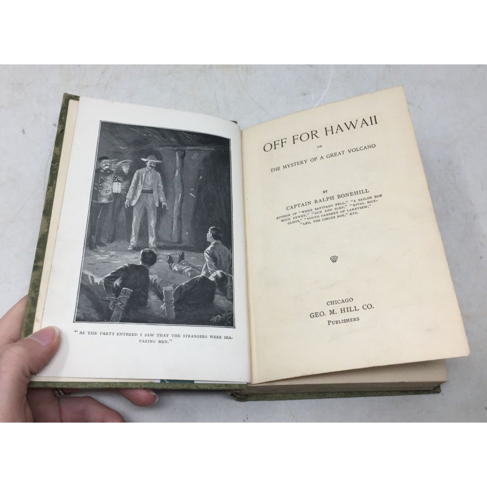 vintage hardcover book titled Off for Hawaii unbranded  A+ Stuff Books