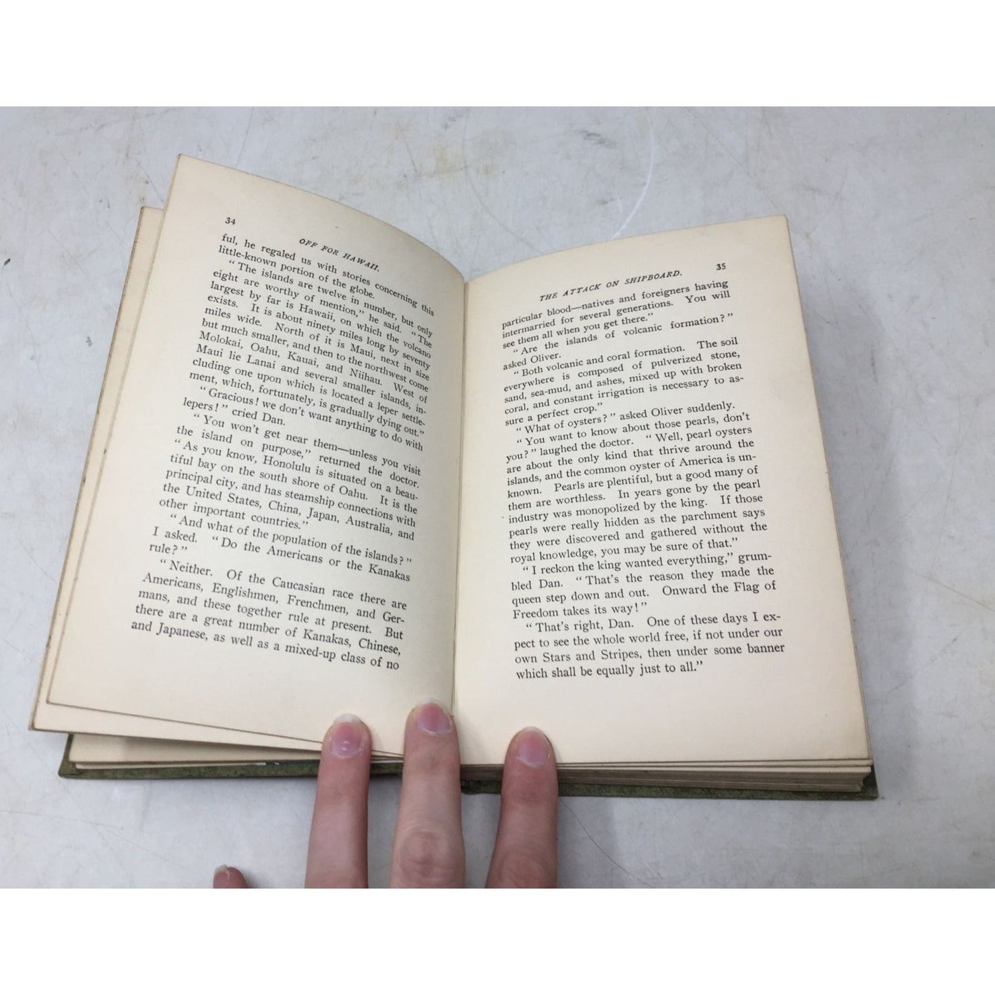 vintage hardcover book titled Off for Hawaii unbranded  A+ Stuff Books