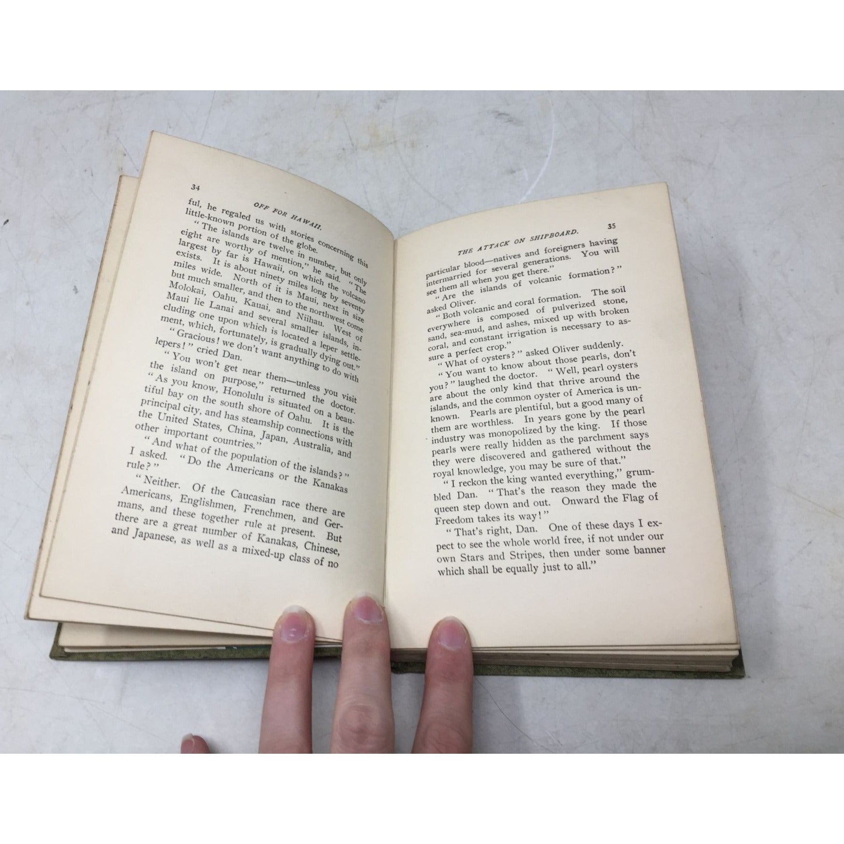 vintage hardcover book titled Off for Hawaii unbranded  A+ Stuff Books