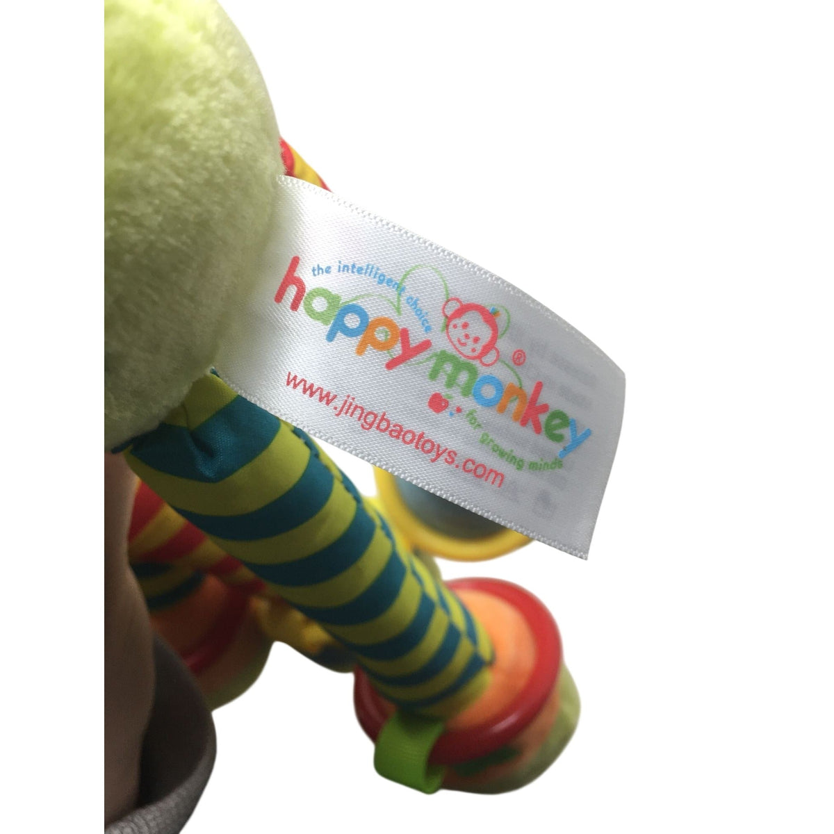 Plush Giraffe Hanging Rattle for Babies Happy Monkey  A+ Stuff baby toys