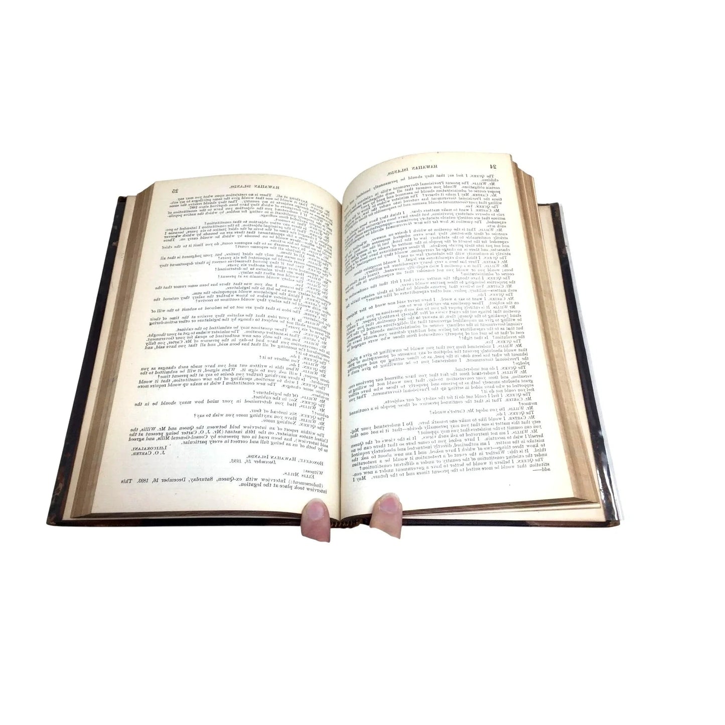 Official U.S Government Report 'A Message From The President' 1881 - unbranded - Antique Books - A+ Stuff