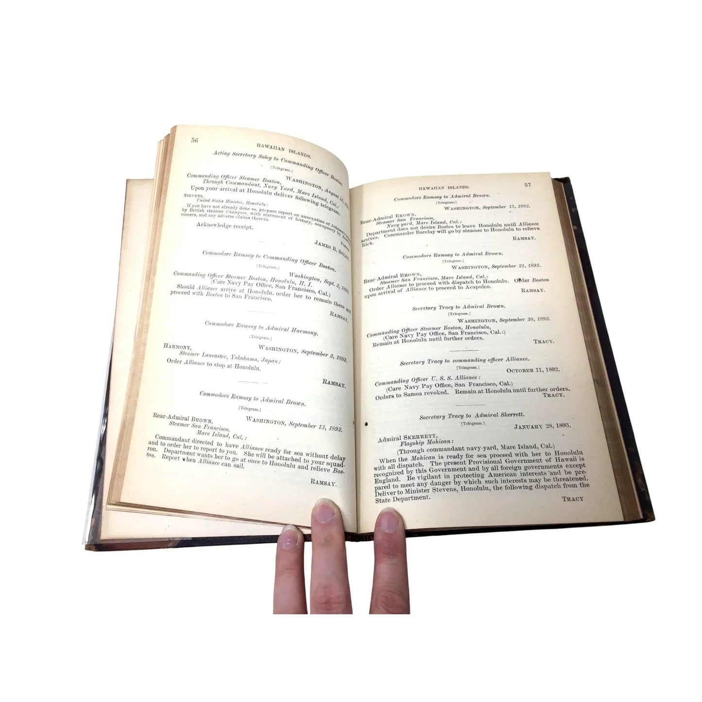 Official U.S Government Report 'A Message From The President' 1881 - unbranded - Antique Books - A+ Stuff