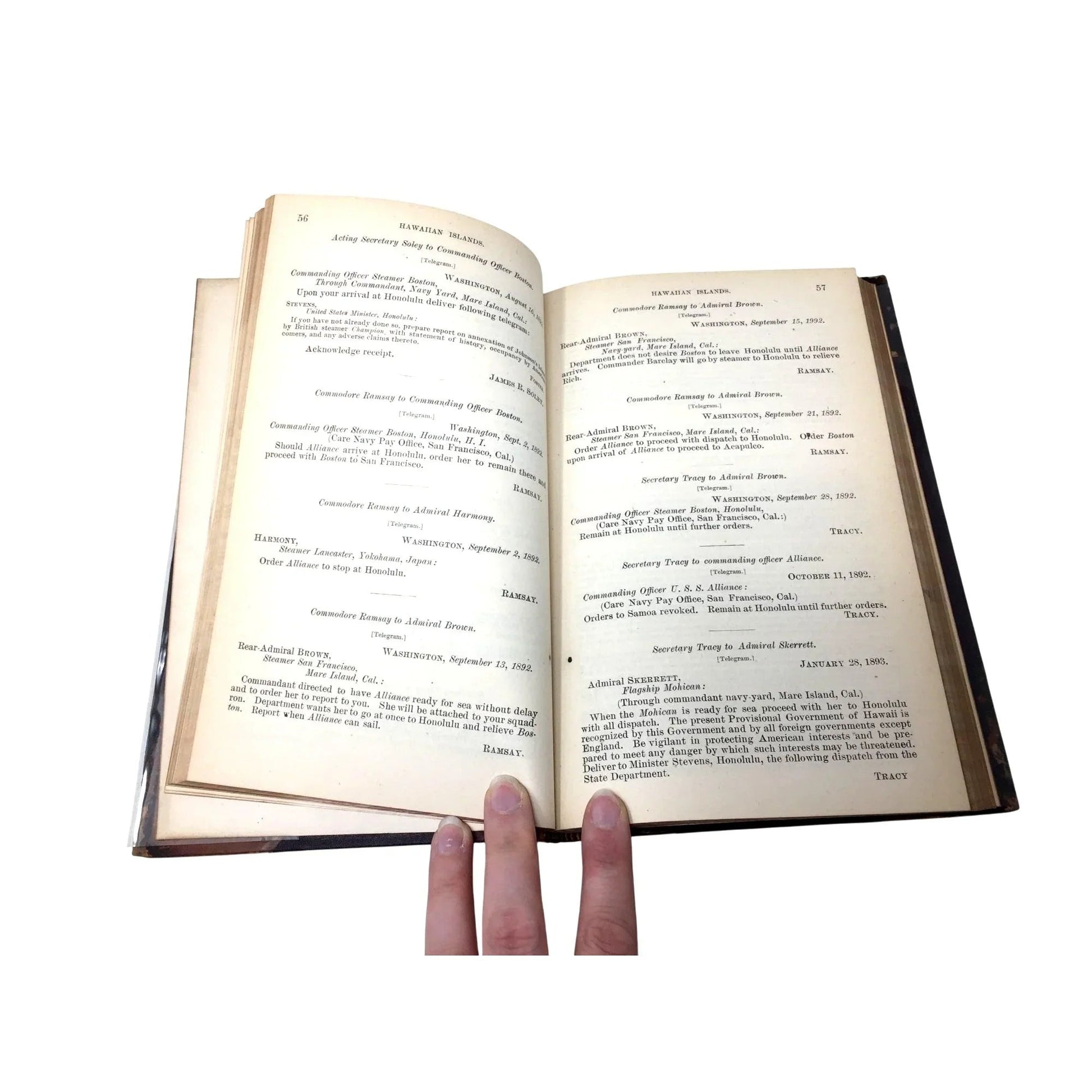 Official U.S Government Report 'A Message From The President' 1881 - unbranded - Antique Books - A+ Stuff