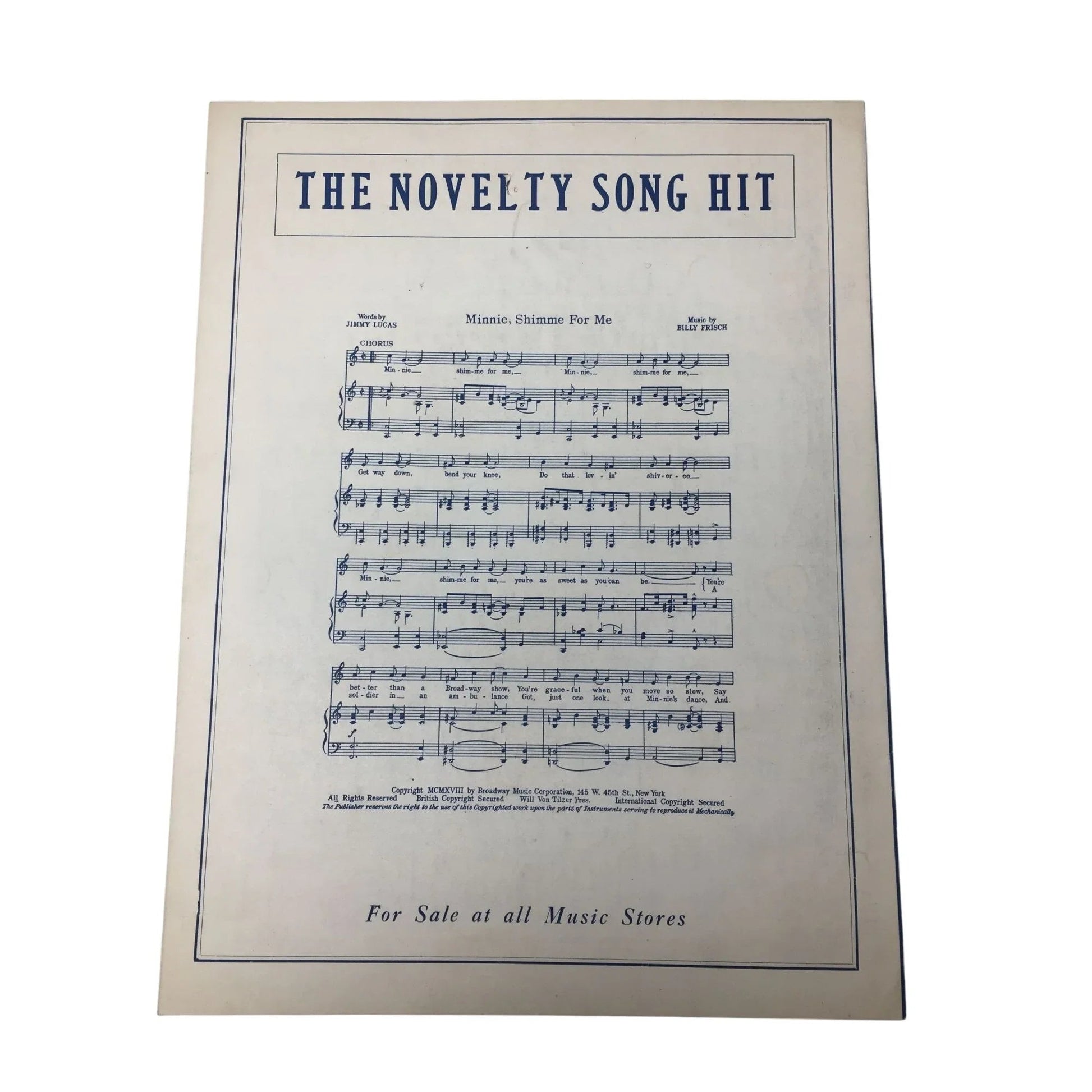 ''OH FRENCHY'' Sheet music - Words by Sam Ehrlich & Music by Con Conrad - A+ Stuff - sheet music - A+ Stuff