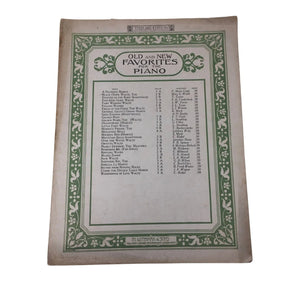 ''Old and new Favorites For The Piano'' (Sterling edition) Sheet Music