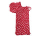 Old Navy Girl's Smocked Polka Dotted Shirt with Puff Sleeve Size XL (14 - 16) - Old Navy - Shirts & Tops - A+ Stuff