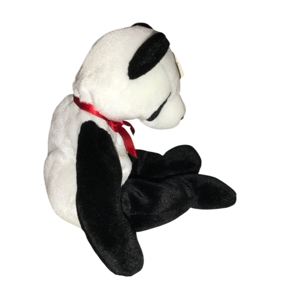 TY Beanie Baby Fortune - Panda - Star - 1998 - PE Pellets - stamp - gasport - 1997 swing date TY Beanie Baby  A+ Stuff Plush Toys / Stuffed Animals
