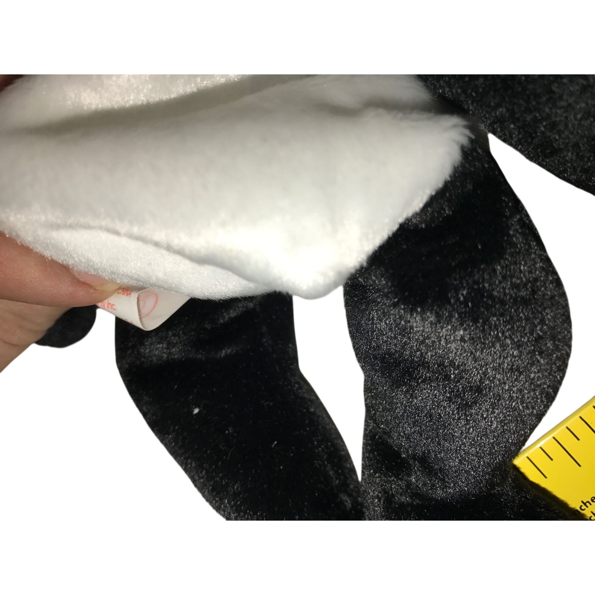 TY Beanie Baby Fortune - Panda - Star - 1998 - PE Pellets - stamp - gasport - 1997 swing date TY Beanie Baby  A+ Stuff Plush Toys / Stuffed Animals
