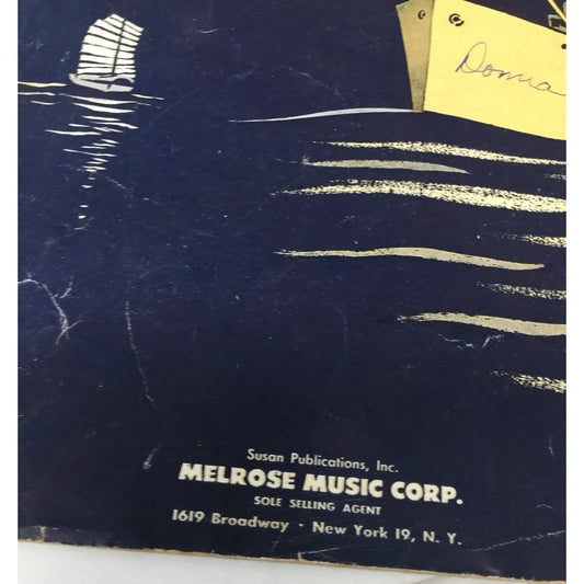 ''On a Slow Boat to China'' by Frank Loesser Vintage sheet music - A+ Stuff - sheet music - A+ Stuff