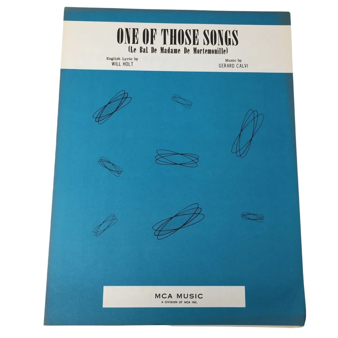 ''One of those songs'' (Le Bal de Madame de Mortemouille) Vintage Sheet music - A+ Stuff - sheet music - A+ Stuff