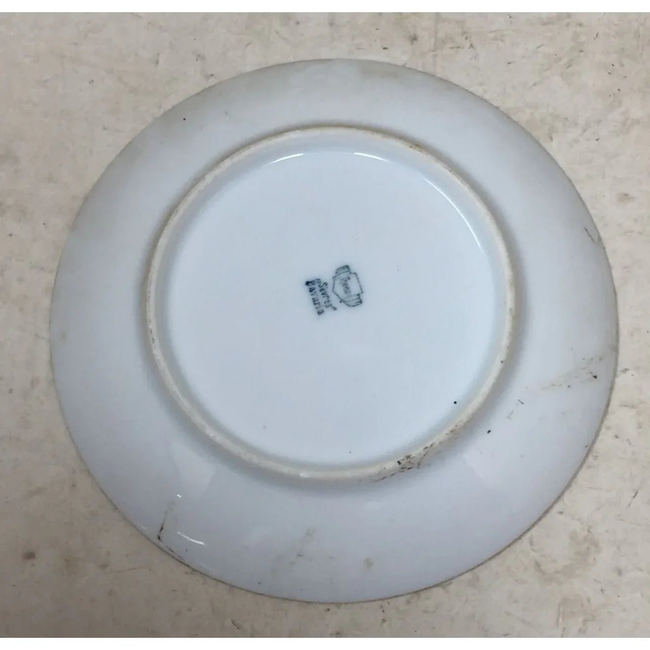 One Small "Serves Bavaria" Plate with Flowers Printed on it - A+ Stuff - Plates - A+ Stuff