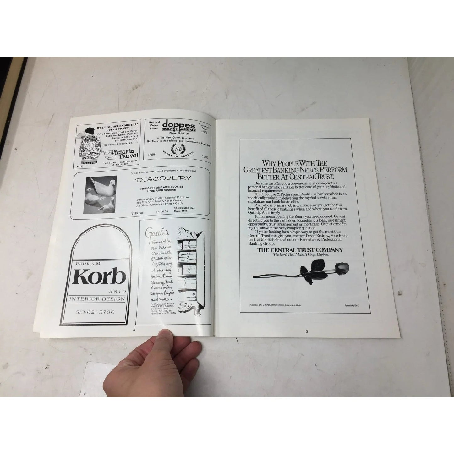 Opera Cincinnati 1987 Vintage Music Book - A+ Stuff - Books - A+ Stuff