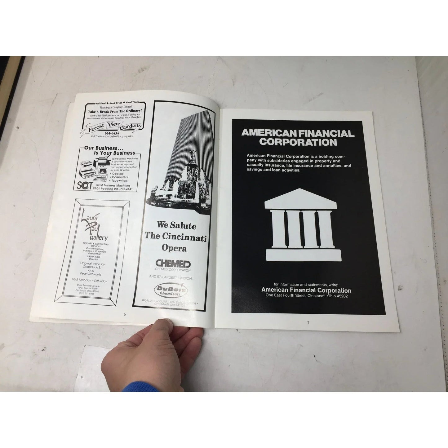 Opera Cincinnati 1987 Vintage Music Book - A+ Stuff - Books - A+ Stuff