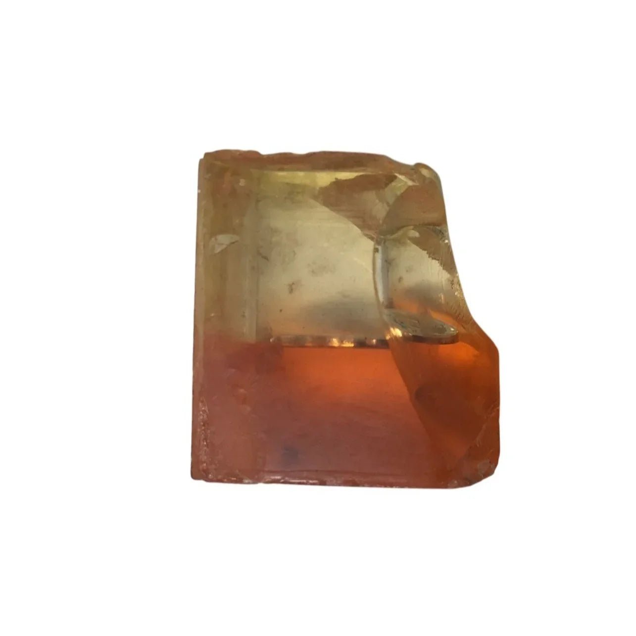 Orange Collectible Paperweight with a Penny Stuck In the Middle - A+ Stuff - Collectibles - A+ Stuff
