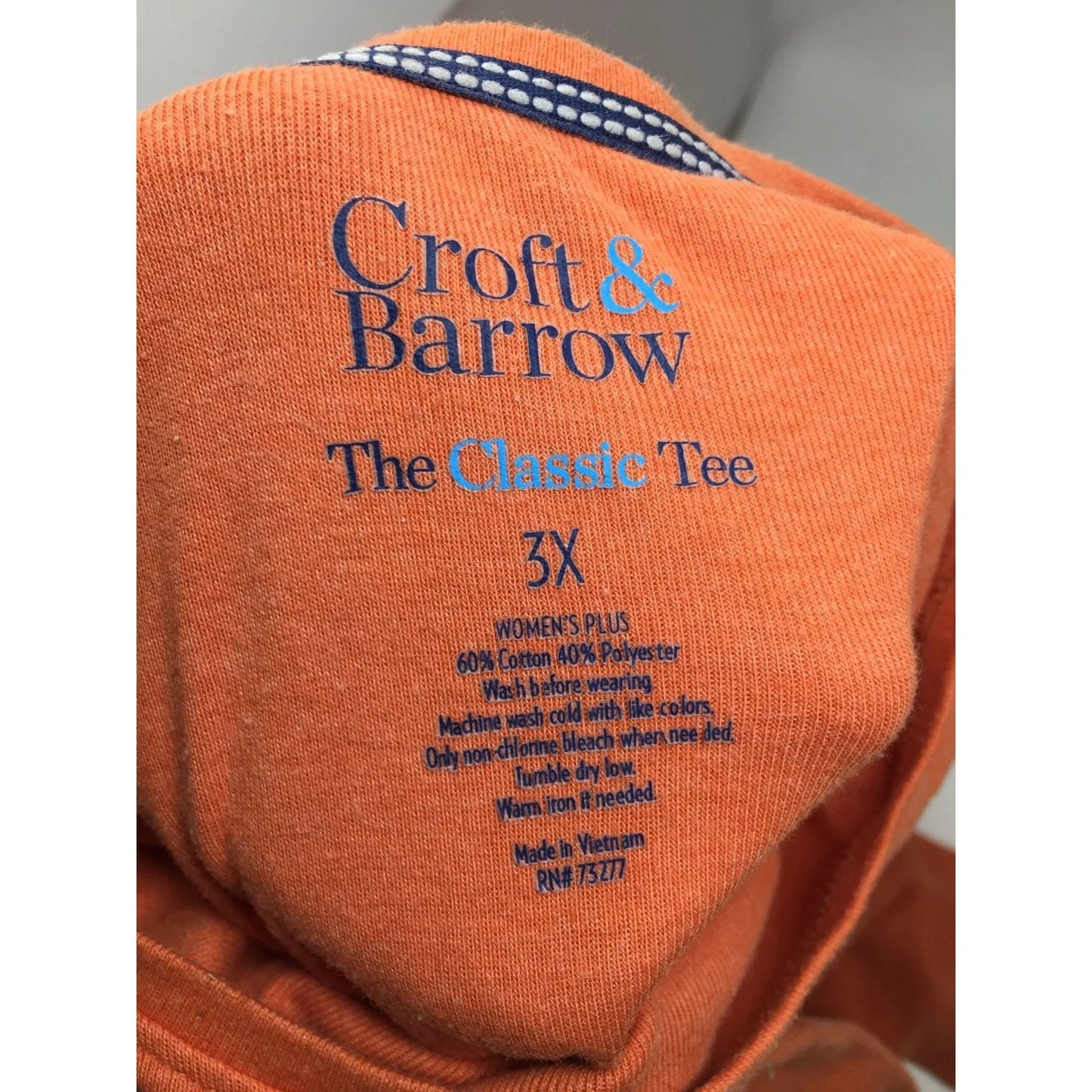 Orange Croft & Barrow The Classic Tee Size 3X (Womens Plus) - croft & barro - Shirts & Tops - A+ Stuff