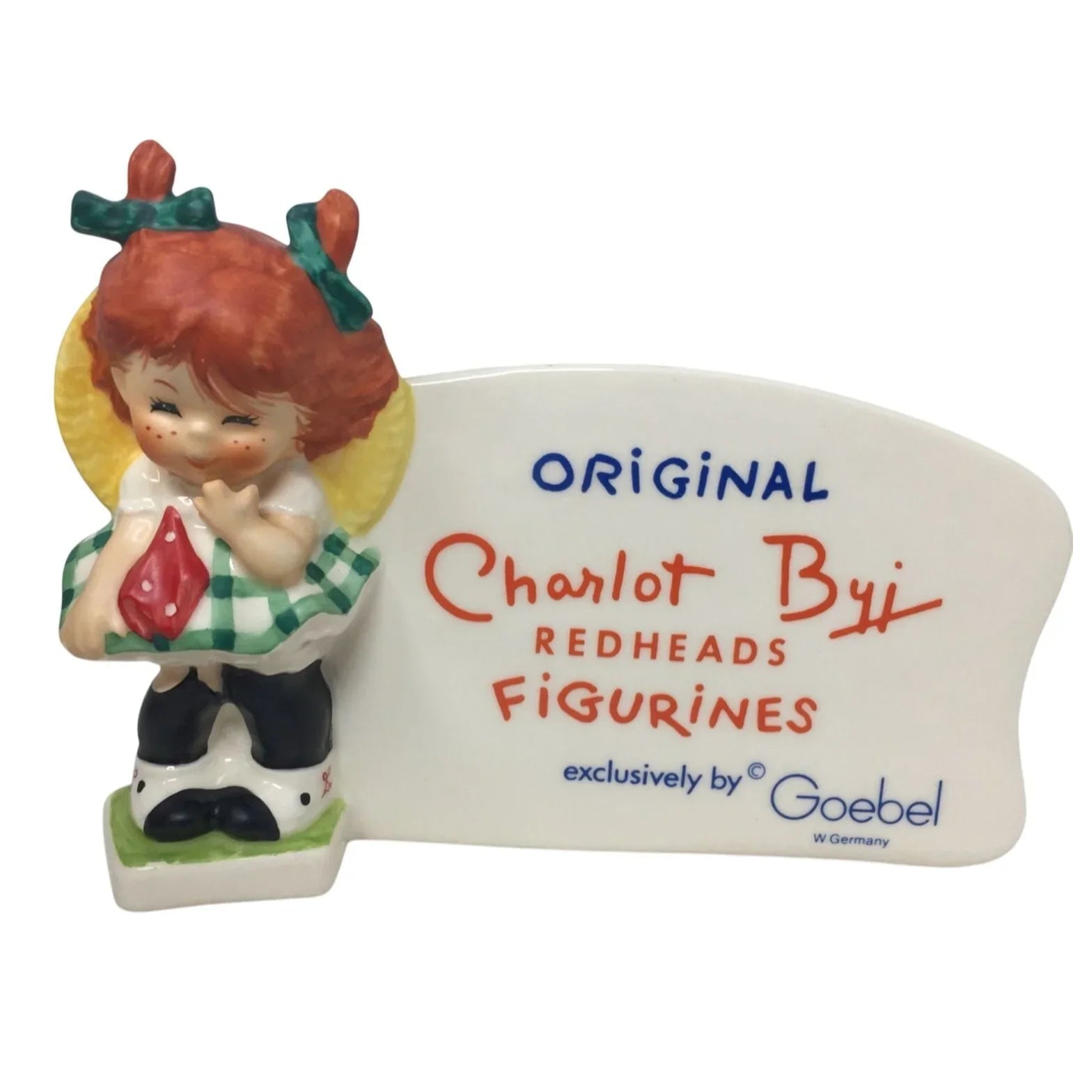 ''Original Charlot Byj Redheads Figurines'' exclusively by Goebel W Germany - Goebel - figurines - A+ Stuff