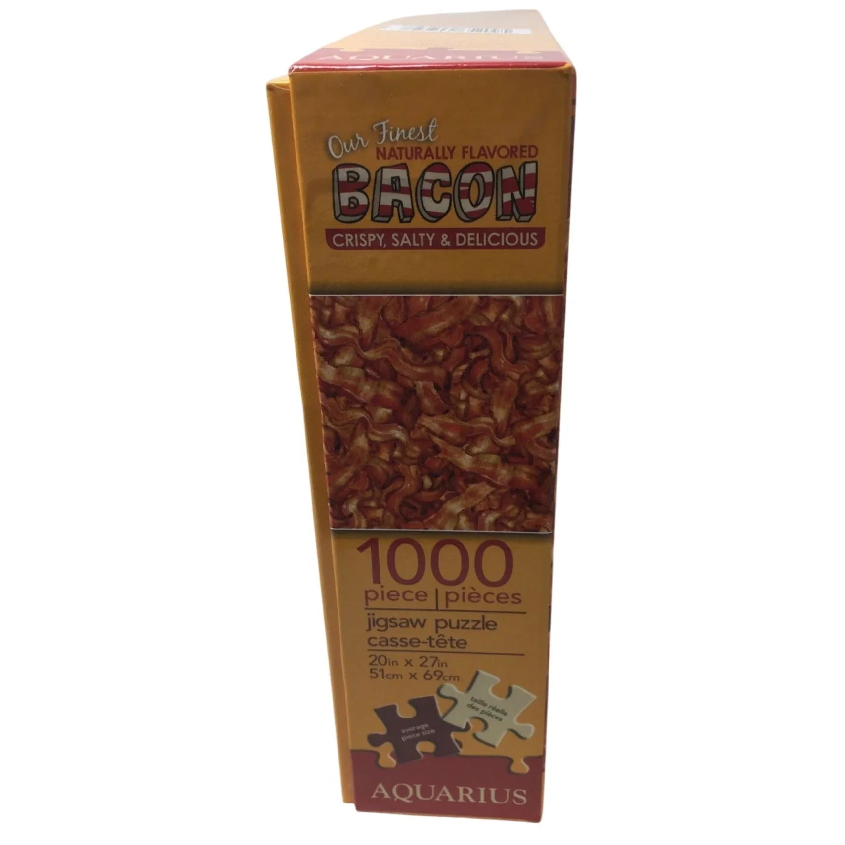 ''Our Finest Naturally Flavored Bacon'' 1000 pc Bacon Puzzle - A+ Stuff - Games - A+ Stuff