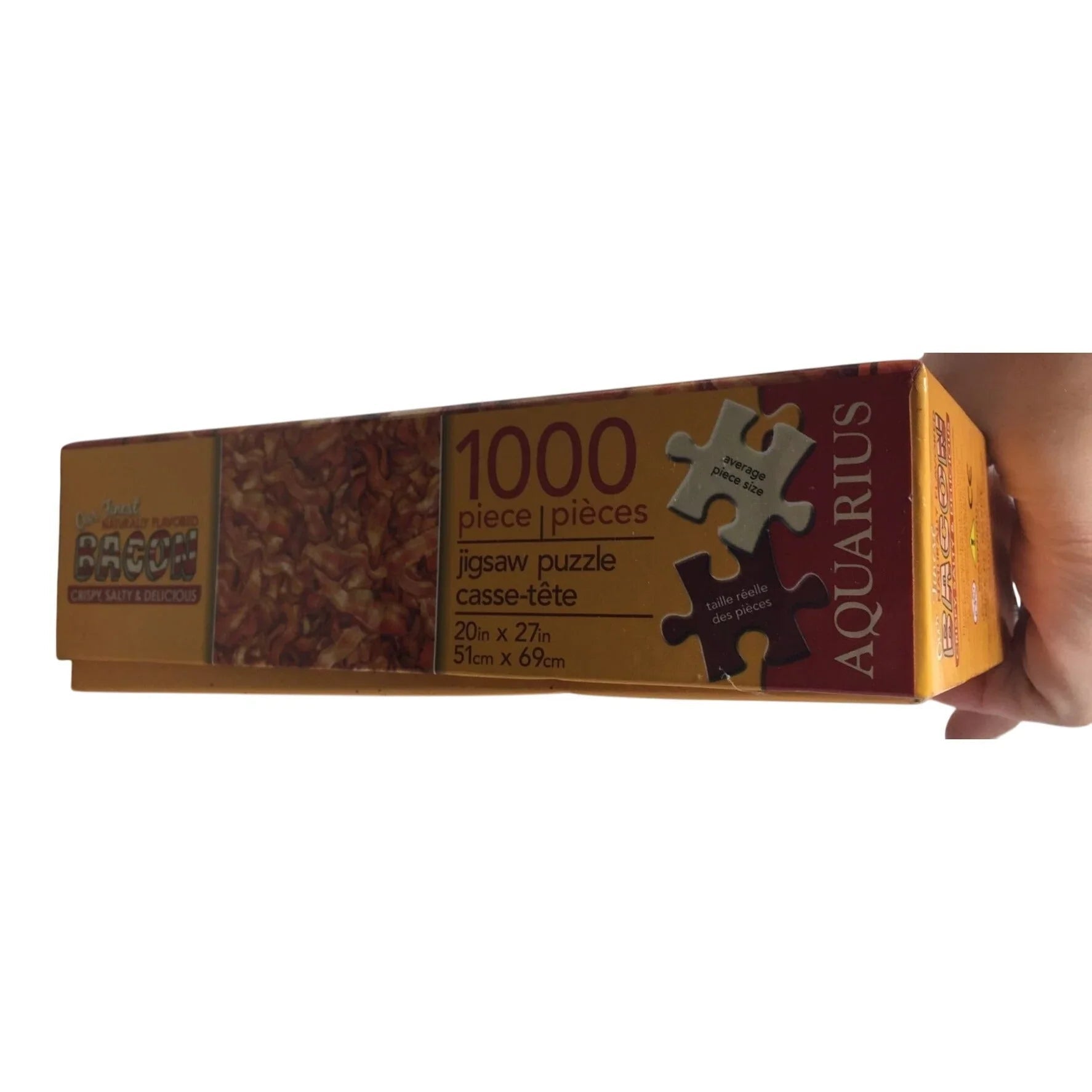 ''Our Finest Naturally Flavored Bacon'' 1000 pc Bacon Puzzle - A+ Stuff - Games - A+ Stuff