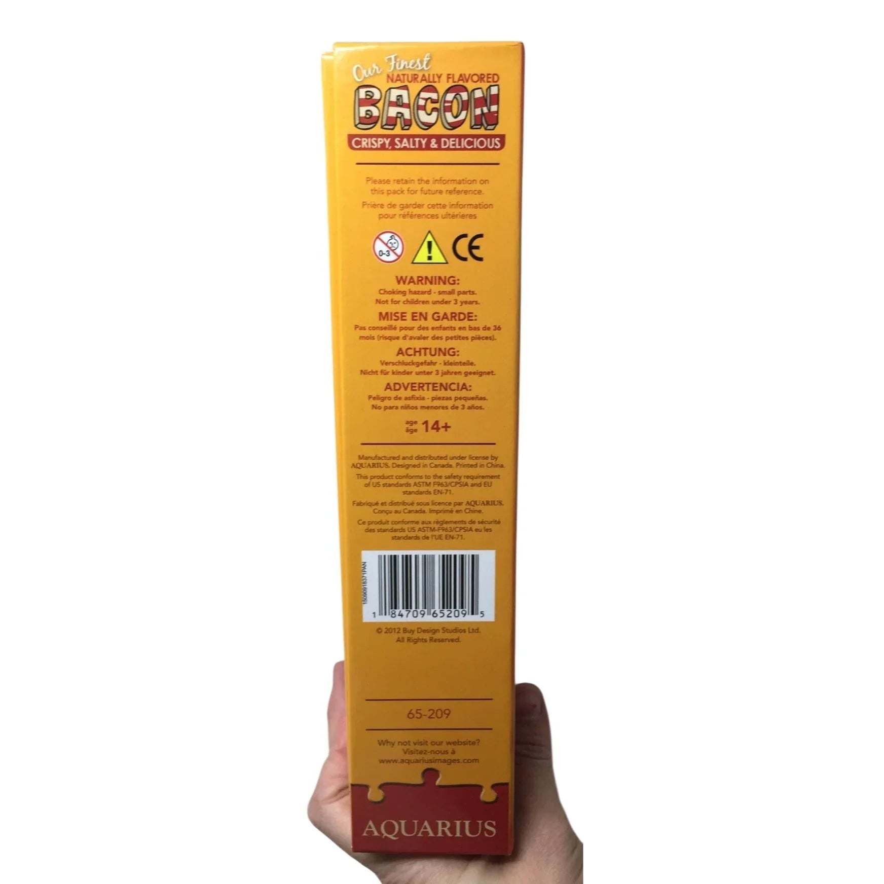 ''Our Finest Naturally Flavored Bacon'' 1000 pc Bacon Puzzle - A+ Stuff - Games - A+ Stuff