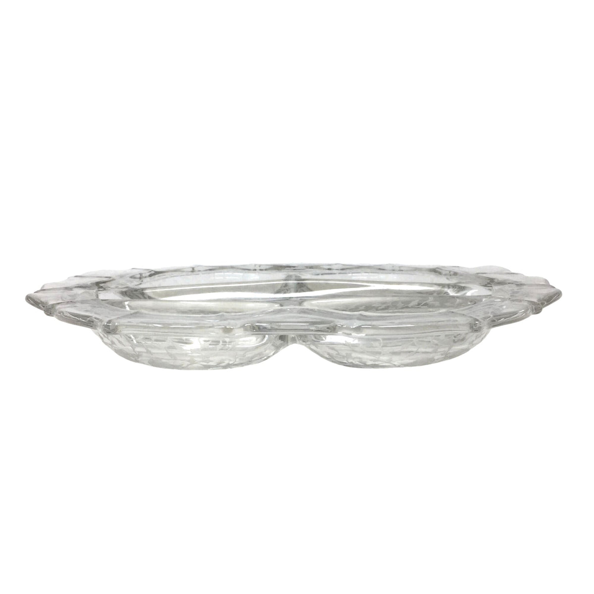 Vintage Cambridge Glass Wildflower Etched 5-Section Celery &Relish Tray Cambridge Glass Company  A+ Stuff Drinking, Dining & More