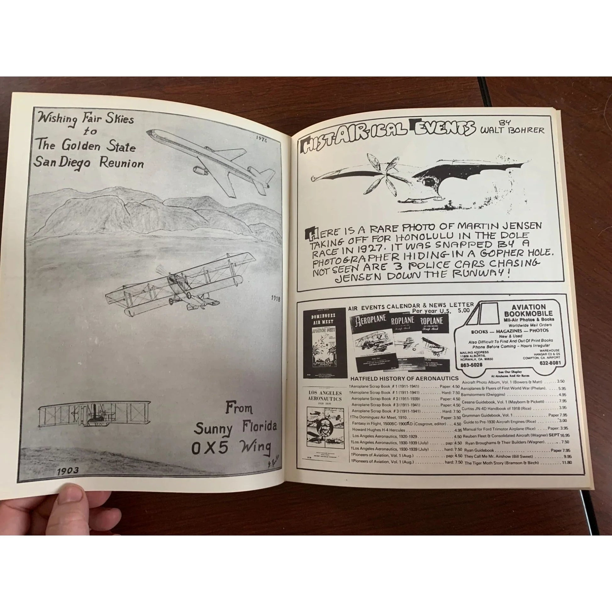 OX5 Aviation Pioneers 21st Reunion San Diego 1976 Magazine/Book - A+ Stuff - Magazines - A+ Stuff