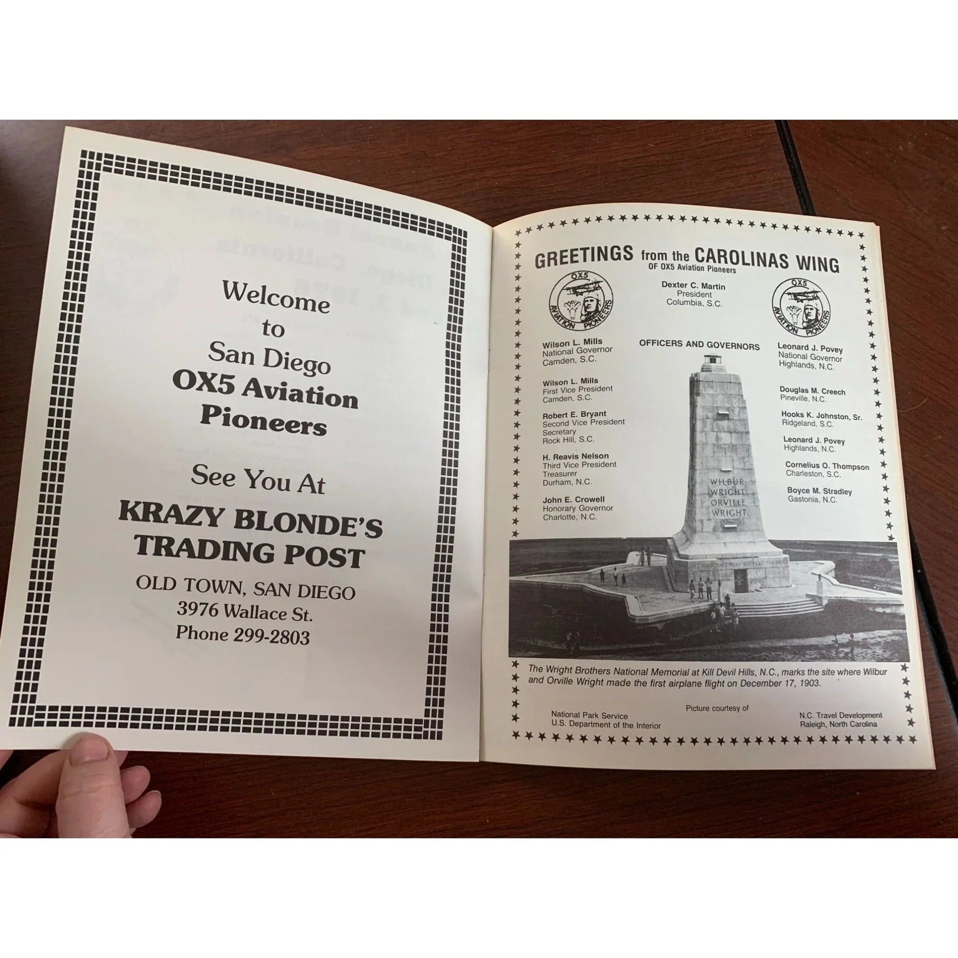 OX5 Aviation Pioneers 21st Reunion San Diego 1976 Magazine/Book - A+ Stuff - Magazines - A+ Stuff