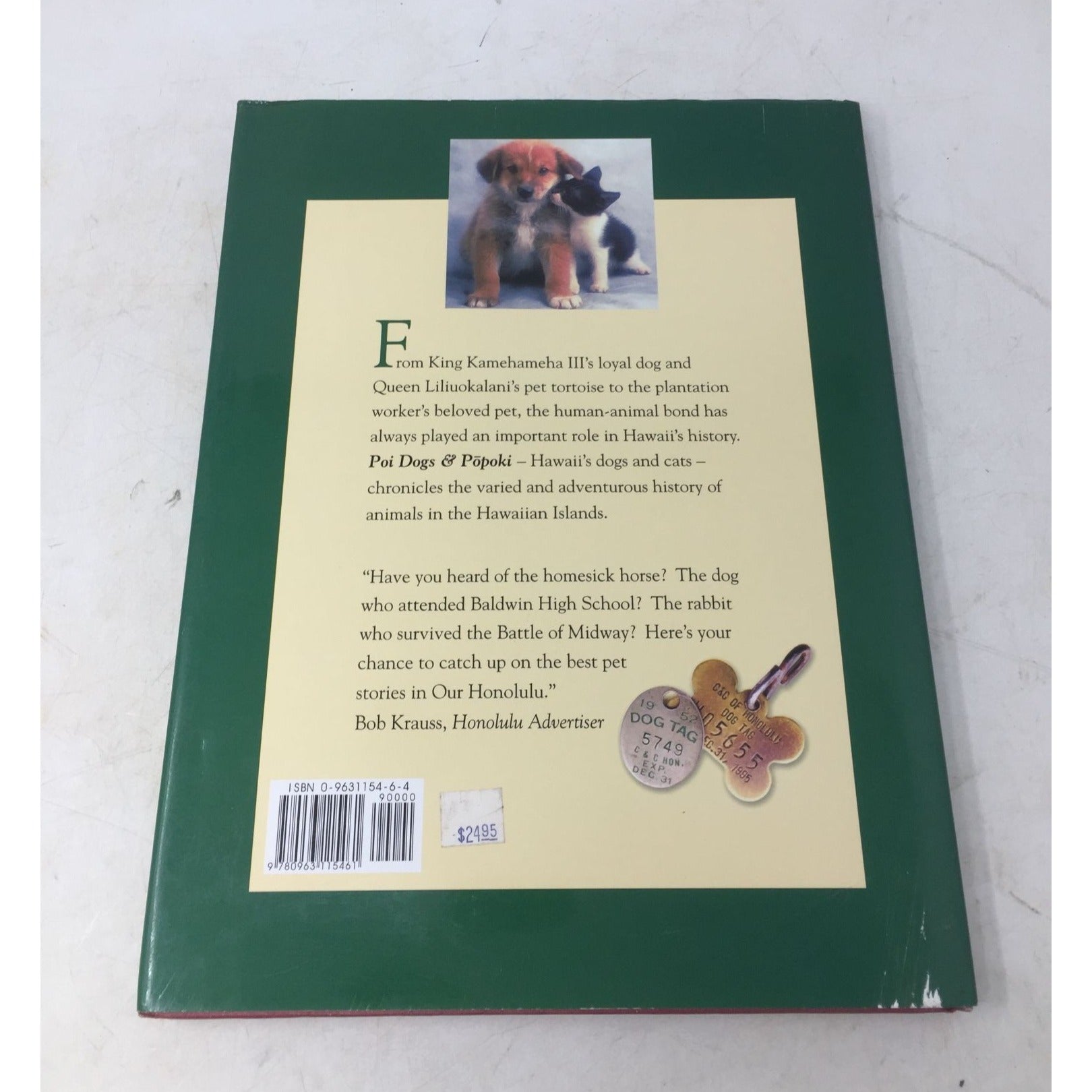 "Poi Dogs & Popoki: Animals and Pets in Hawaii" by George Engebretson. unbranded  A+ Stuff books
