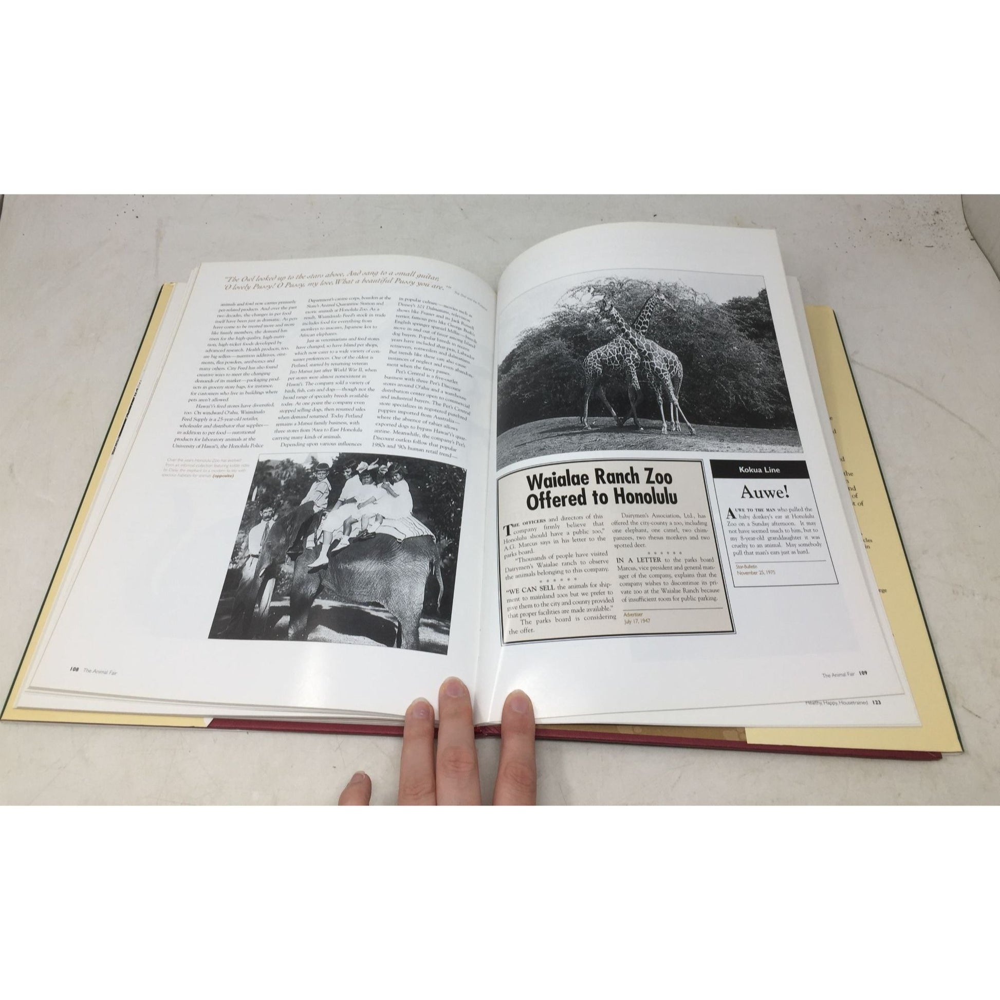 "Poi Dogs & Popoki: Animals and Pets in Hawaii" by George Engebretson. unbranded  A+ Stuff books