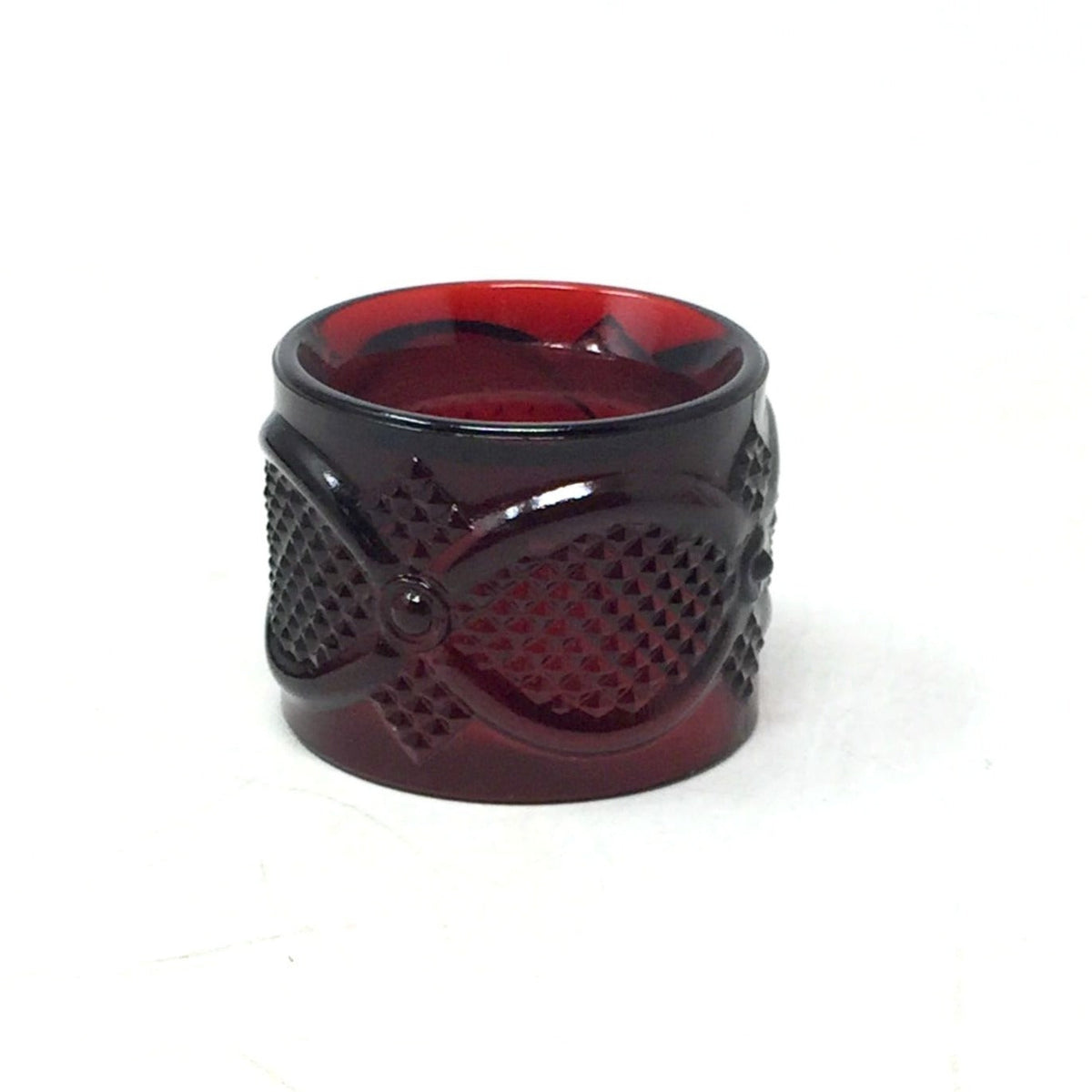 Vintage Avon 1876 Cape Cod Ruby Red Glass Napkin Ring Avon  A+ Stuff Drinking, Dining & More