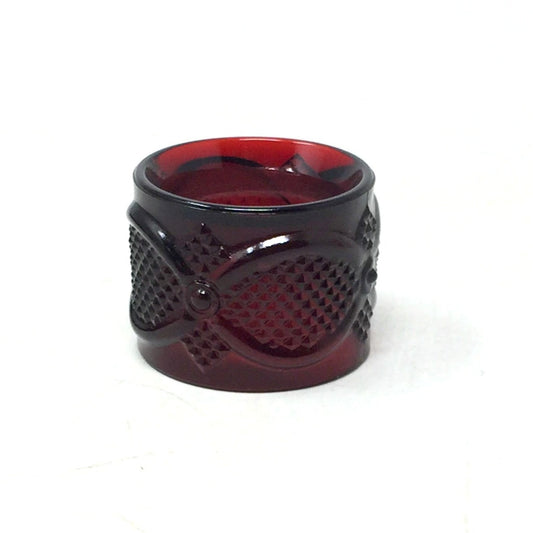 Vintage Avon 1876 Cape Cod Ruby Red Glass Napkin Ring Avon  A+ Stuff Drinking, Dining & More