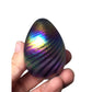 Vintage Purple Iridescent Rainbow Easter Egg Paperweight