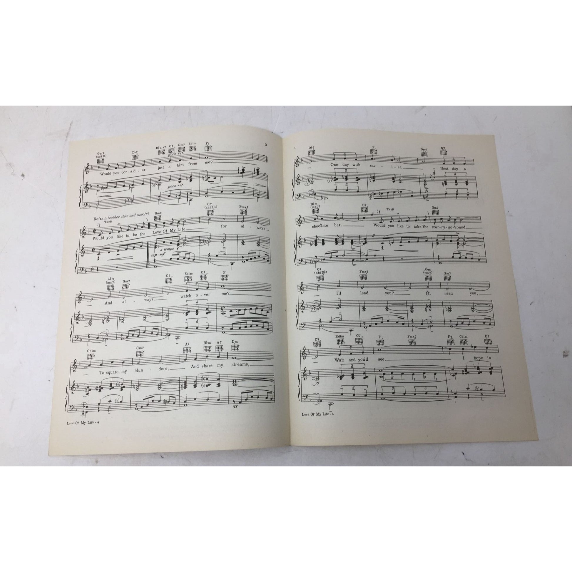 ''Love of my Life'' from ''Second Chorus'' Vintage 1940 Sheet Music - A+ Stuff