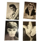 Vintage Collectible Hollywood Golden Era Black and White Headshot Postcards