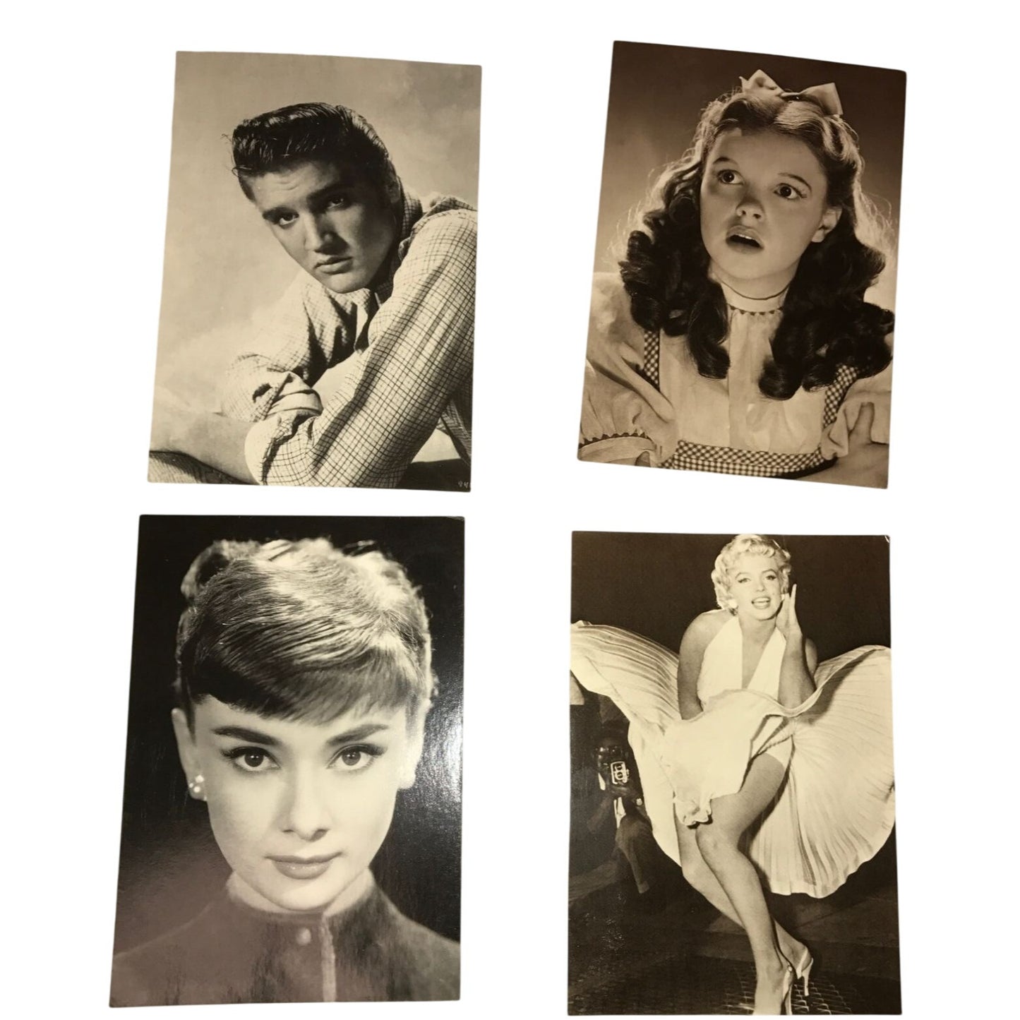 Vintage Collectible Hollywood Golden Era Black and White Headshot Postcards