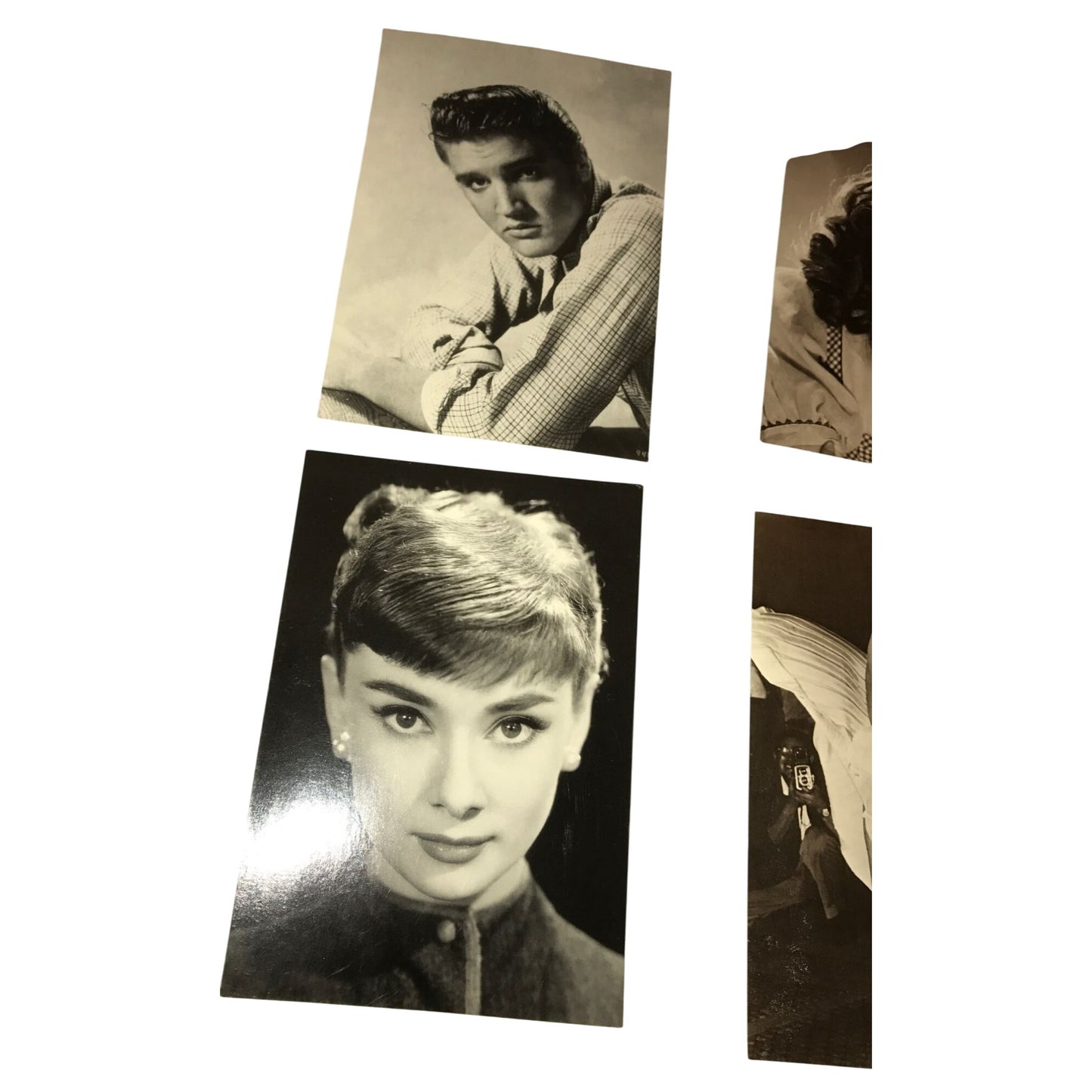 Vintage Collectible Hollywood Golden Era Black and White Headshot Postcards