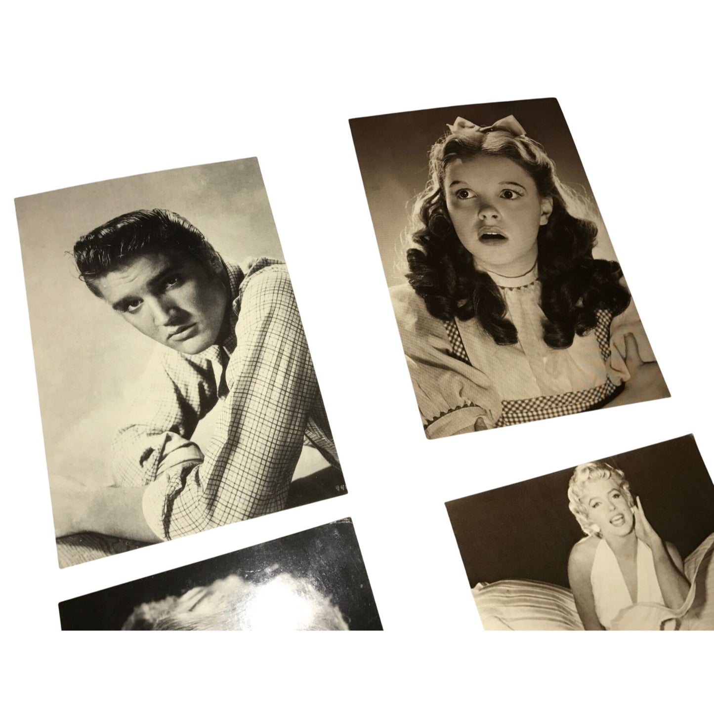 Vintage Collectible Hollywood Golden Era Black and White Headshot Postcards