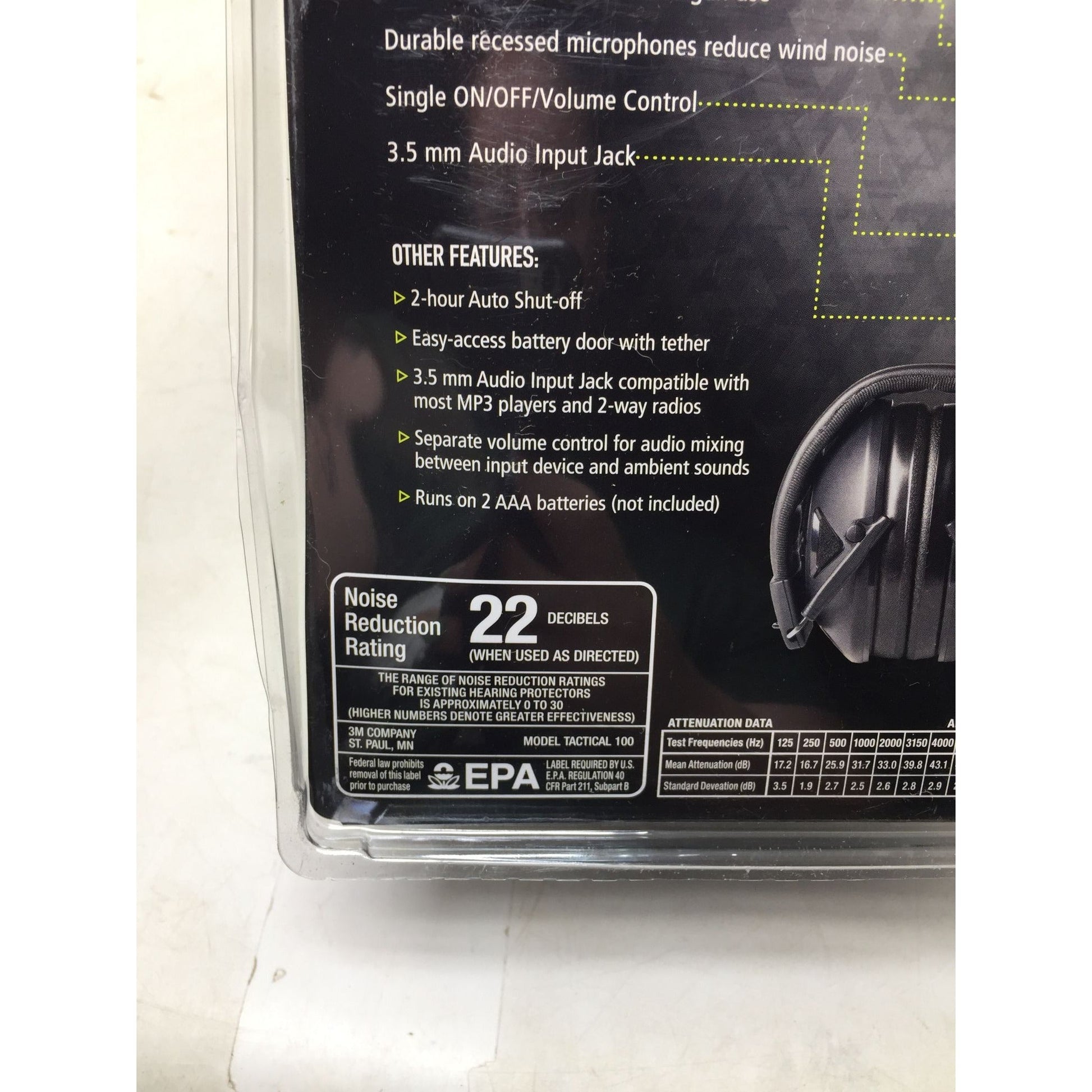 3M Peltor Sport Tactical 100 Electronic Hearing Protector 3M  A+ Stuff Sporting Goods