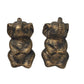 Pair of Gold Tone Elephant Candle Holders - A+ Stuff - Candle Holders - A+ Stuff