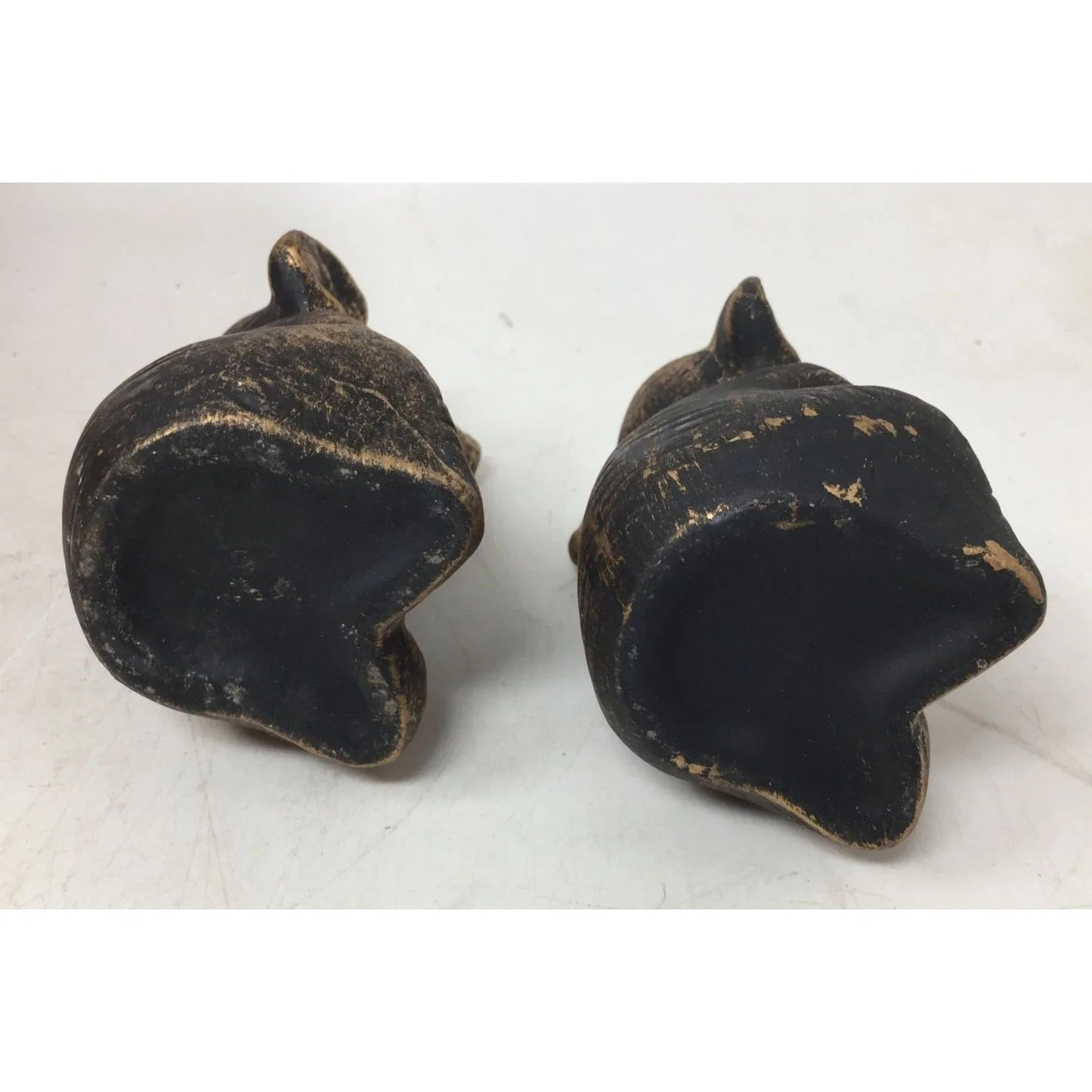 Pair of Gold Tone Elephant Candle Holders - A+ Stuff - Candle Holders - A+ Stuff