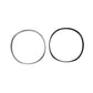 Pair of Women's Black and Silver tone Bangle Bracelets (2) - A+ Stuff - Bracelet - A+ Stuff