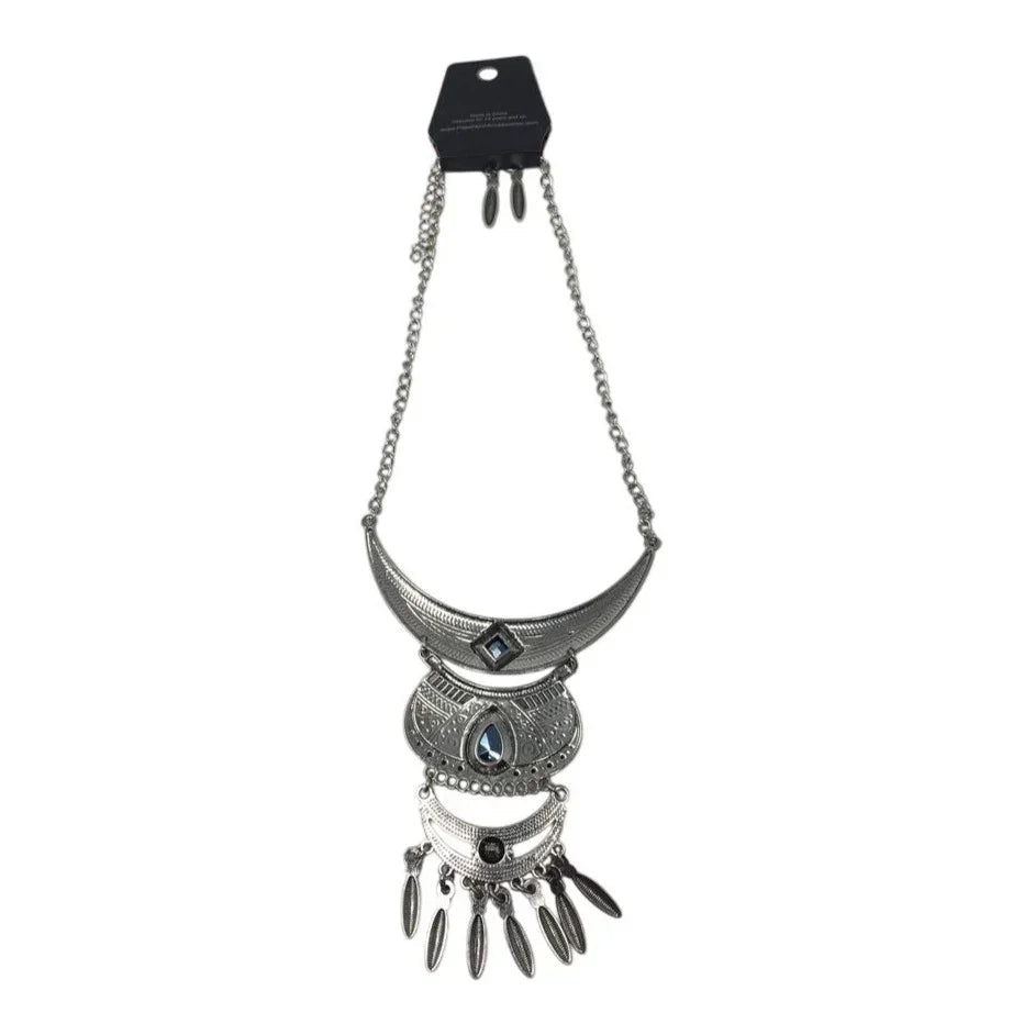 paparazzi Lunar Enchantment Women's Necklace and Earrings - NEW - paparazzi - Jewelry Set - A+ Stuff
