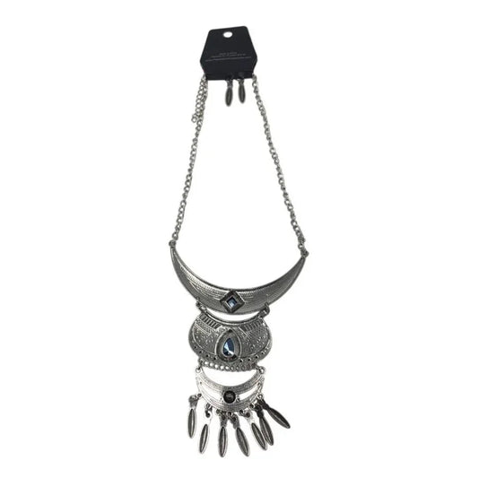 paparazzi Lunar Enchantment Women's Necklace and Earrings - NEW - paparazzi - Jewelry Set - A+ Stuff