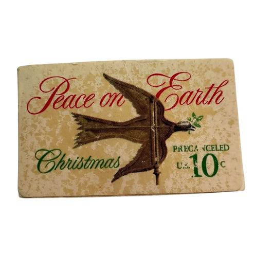 PEACE ON EARTH CHRISTMAS 10 CENT US POSTAGE STAMP - A+ Stuff - Stamp - A+ Stuff