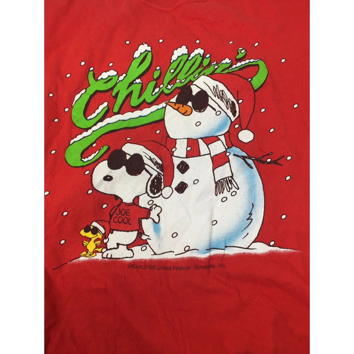 PEANUTS CHRISTMAS RED GILDAN TEE SHIRT SIZE LARGE - GILDAN - Shirts & Tops - A+ Stuff