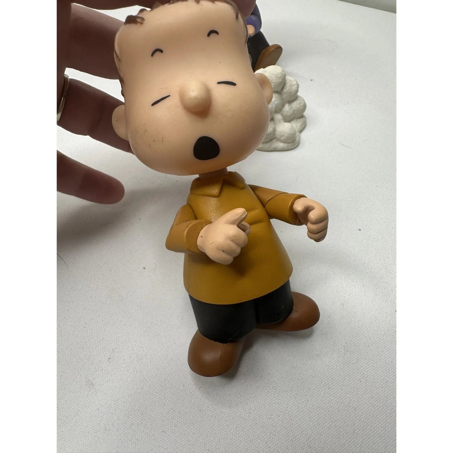 Peanuts Schroeder & Linus Caroling with Snowball Pile - Charlie Brown Christmas - Memory Lane Figurines - Memory Lane - Seasonal & Holiday Decorations - A+ Stuff