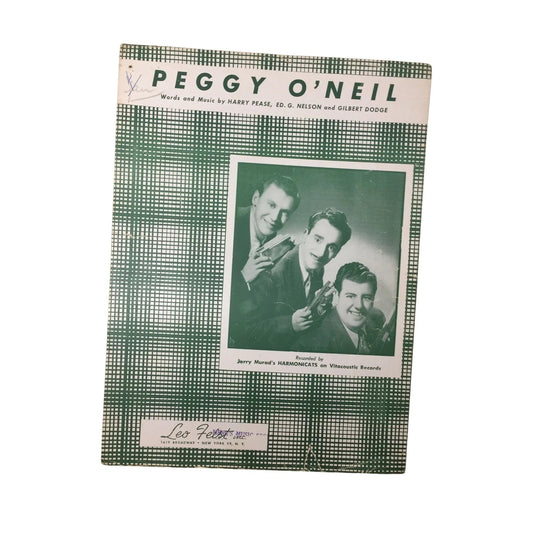 ''Peggy O'Neil'' by Harry Pease, Ed G Nelson, and Gilbert Dodge - A+ Stuff - SHEET MUSIC - A+ Stuff