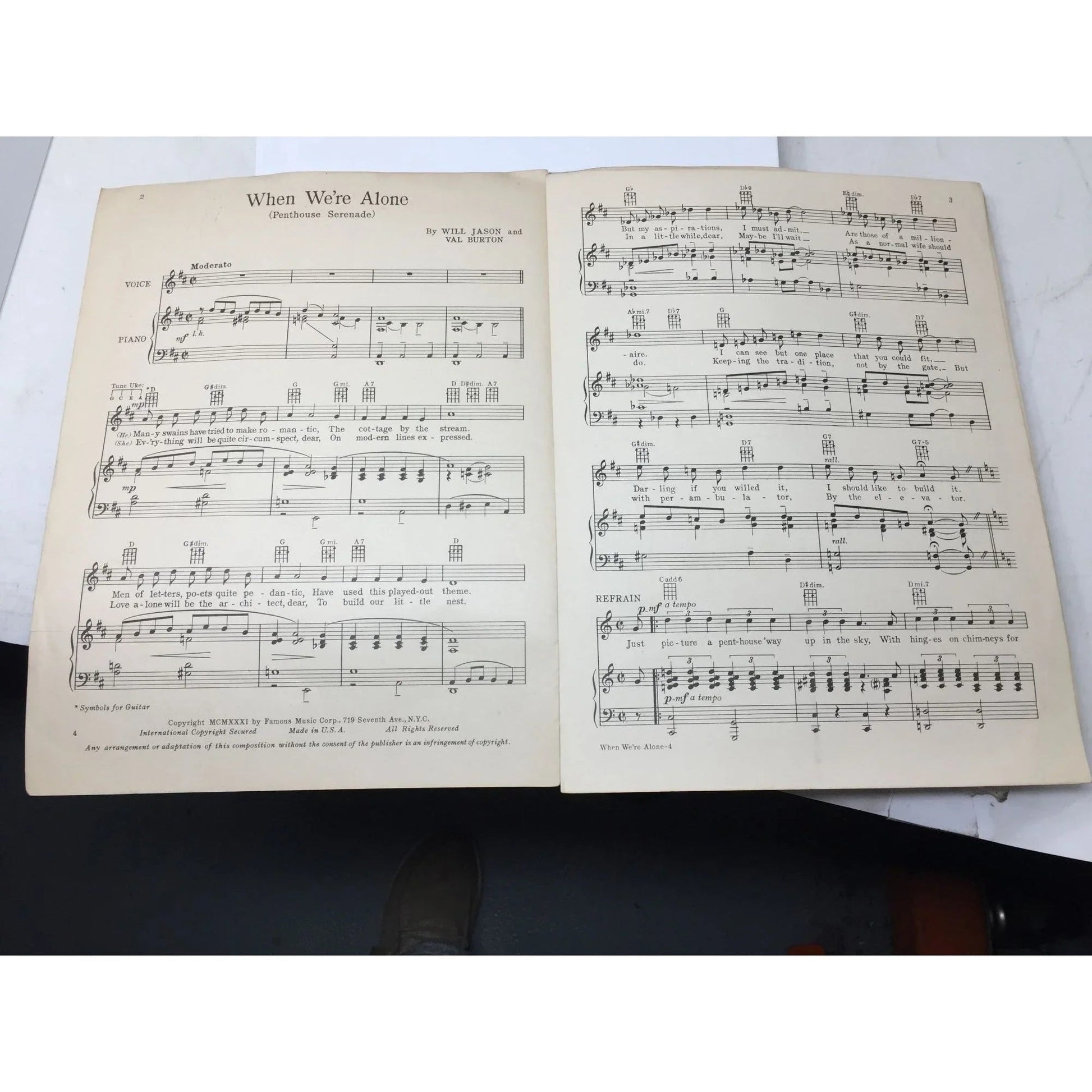 (Penthouse Serenade) When We're Alone & Jazz Nocturne Sheet Music - A+ Stuff - Sheet Music - A+ Stuff