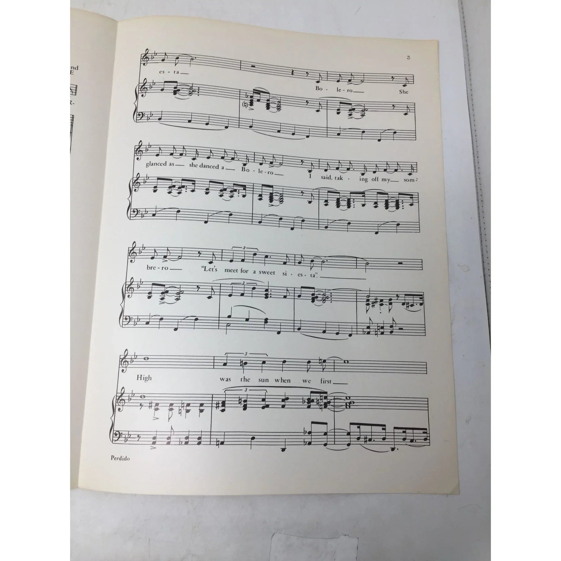 ''PERDIDO'' Tempo Music Inc Vintage Sheet Music - A+ Stuff - sheet music - A+ Stuff