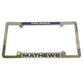 pete Isaacs Mathews License Plate Frame/Cover - A+ Stuff - Auto Part - A+ Stuff